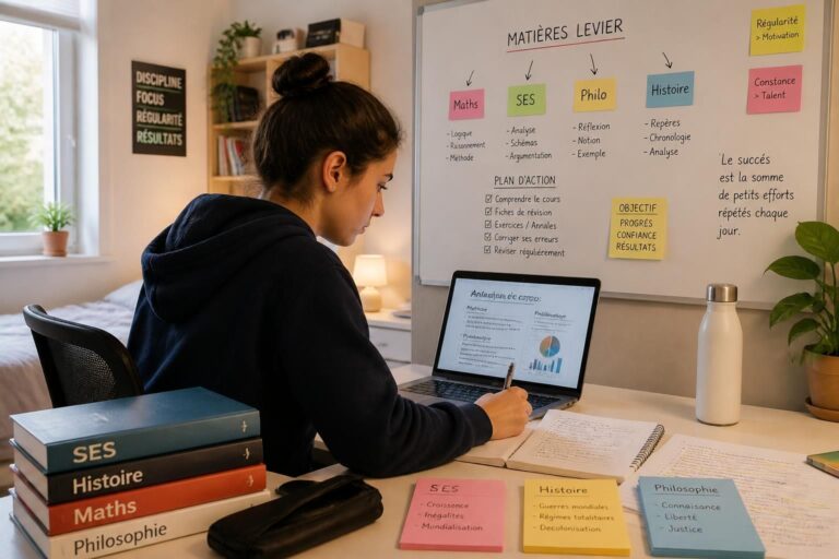 découvre comment améliorer ta moyenne efficacement sans stress grâce à la stratégie "matières levier" et optimise tes résultats scolaires.