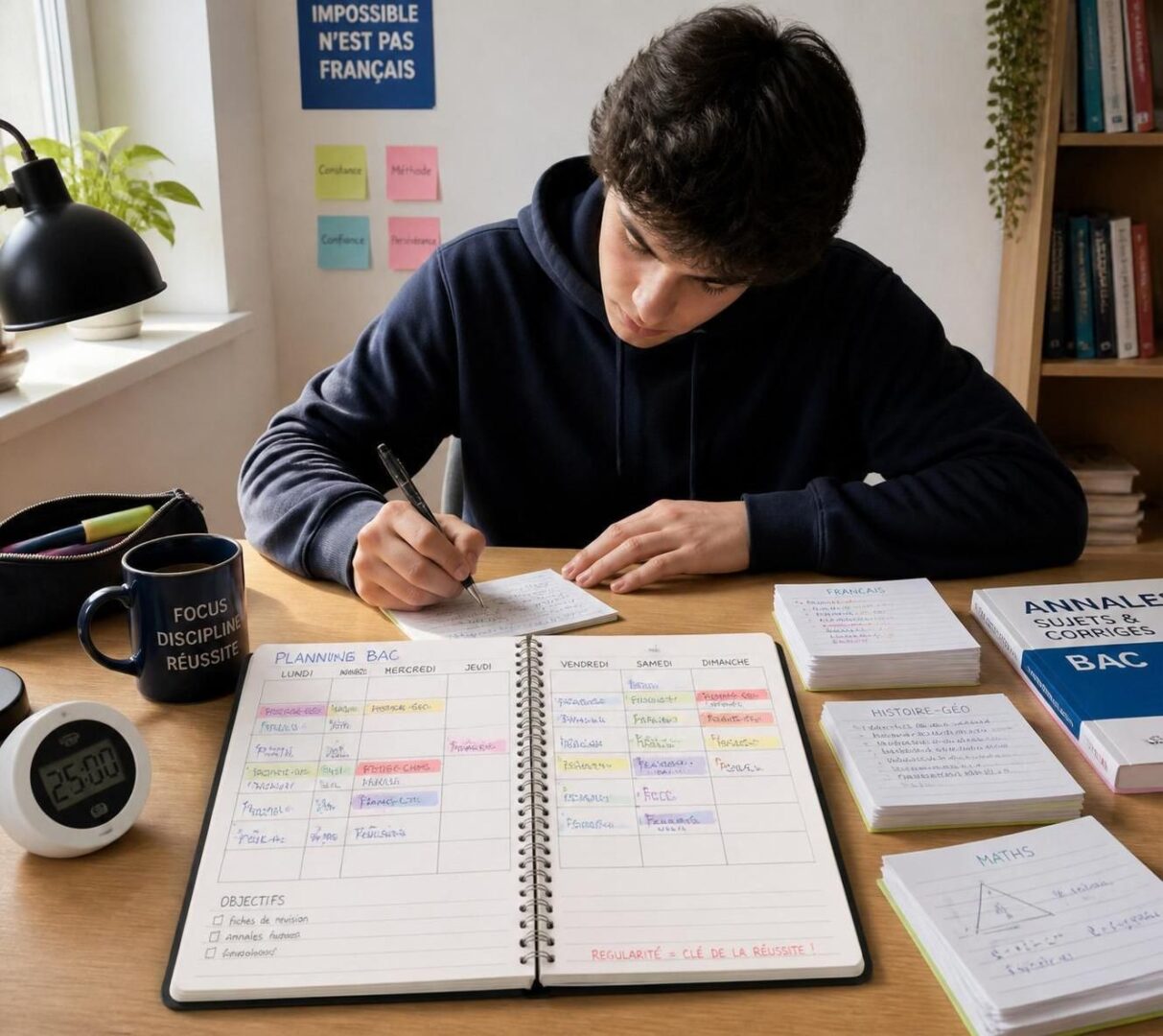 découvrez comment élaborer un planning bac réaliste pour optimiser vos révisions et réussir à tenir votre programme toute la semaine.