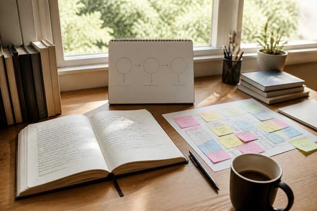 apprenez à rédiger une dissertation en français avec un plan simple en 3 étapes et découvrez des méthodes efficaces pour trouver des idées rapidement.